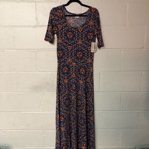 LuLaRoe Ana mosaic print maxi dress